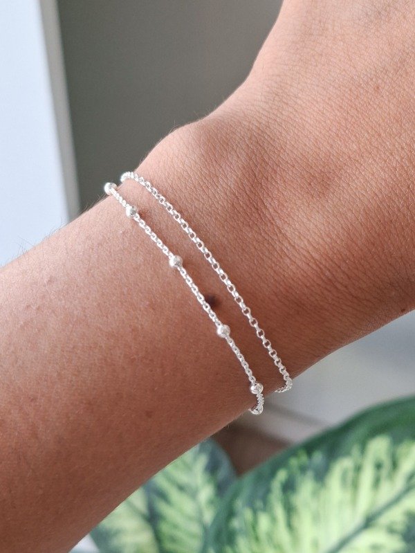 Producto - Pulsera Doble Rolito y Bolitas