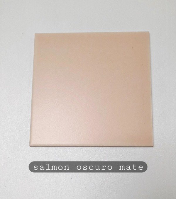 Producto - Azulejo salmon oscuro mate