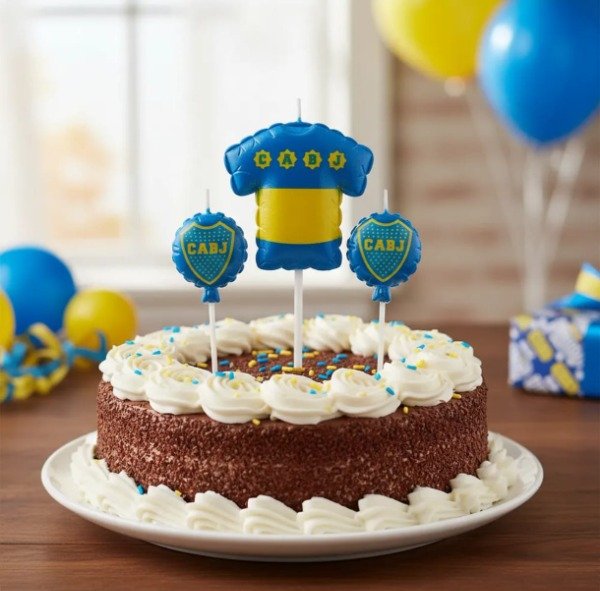 Producto - Set 3 Velas Boca y River x Unidad EB