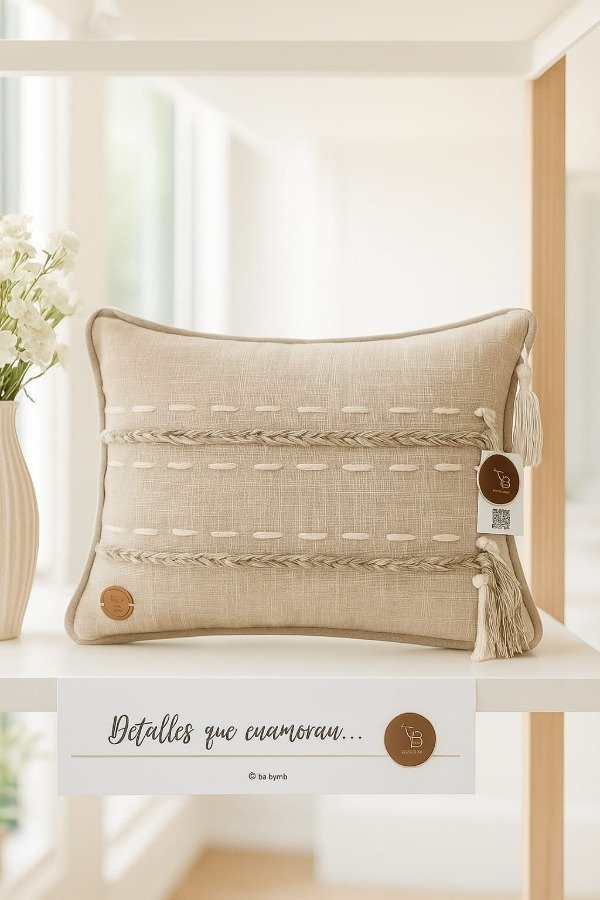 Producto - Almohadon Lino Bordado