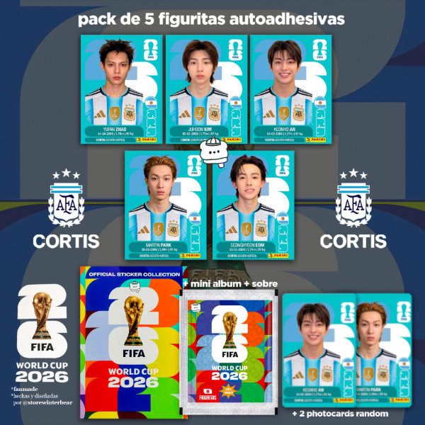 Producto - pack figuritas argentina cortis