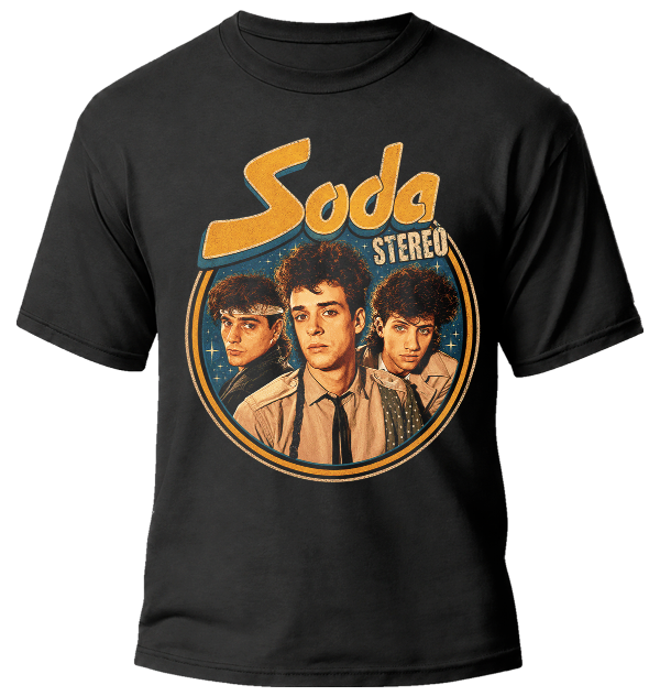 Producto - Remera Soda Stereo Diseño Retro