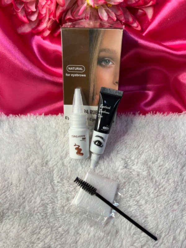 Producto - kit de tinte semipermanente-Henna Flora-Ruby-Negro