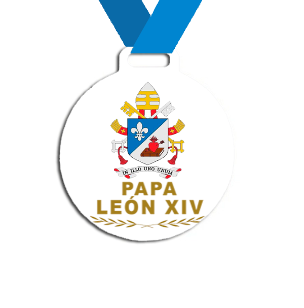 Producto - Medalla Plastica Personalizada visita Papa León XIV #15 - 9
