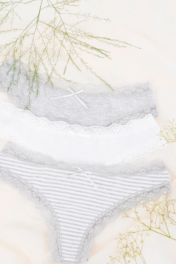 Producto - PACK X3 COLA LESS DE ALGODON "BASICO" Art. 141020 (Talle 1, 2, 3, 4) NEW