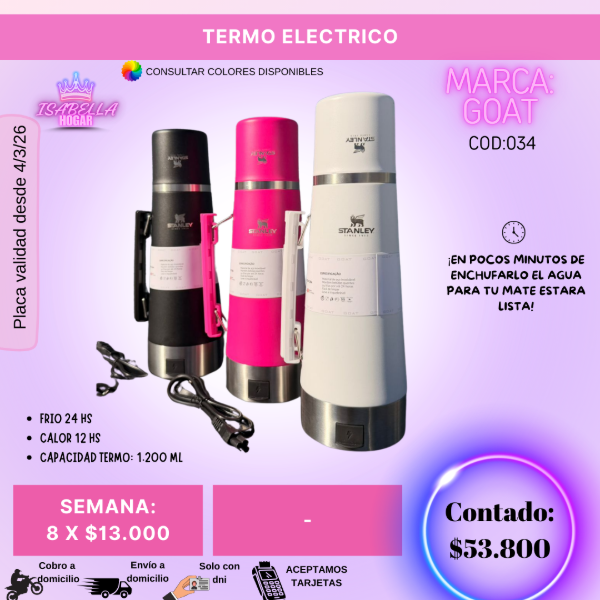 Producto - TERMO ELECTRICO GOAT COD:034
