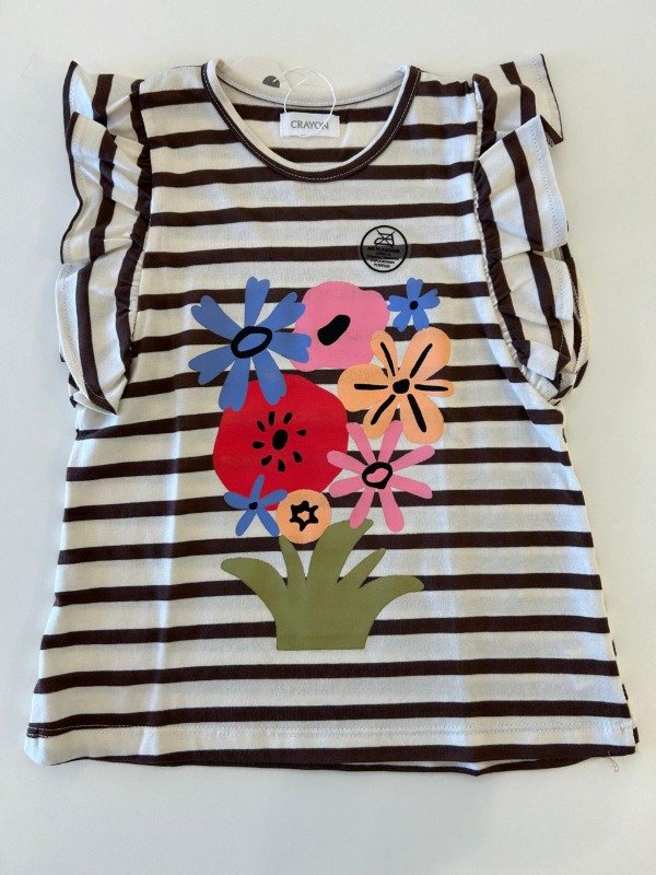 Producto - Remera Cami rayada marrón
