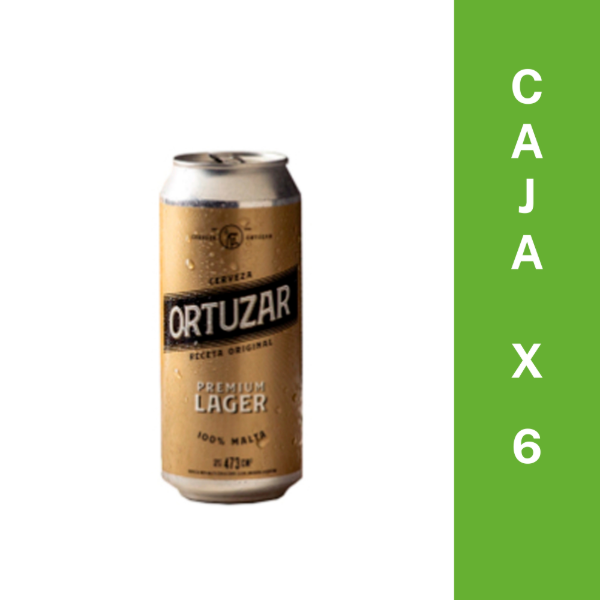 Producto - Cerveza larger x 473 cc - Ortuzar