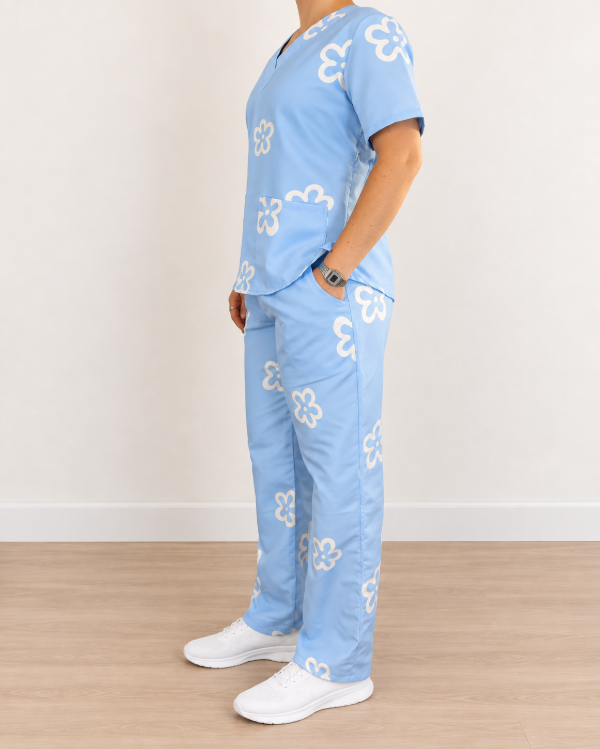 Producto - Ambo Médico Estampado Cloudy - 2