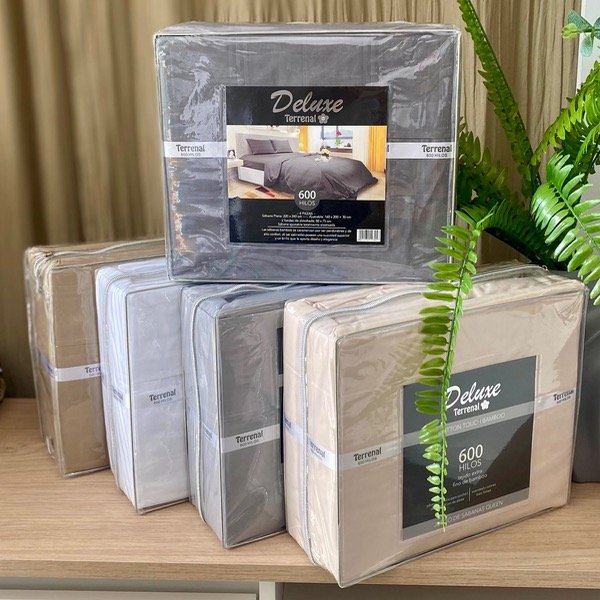 Producto - Sabana Deluxe Queen Terrenal 600 Hilos SL2