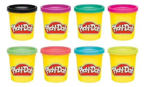 Producto - Play Doh Set De Masas Arcoiris Potes X8 Moldeable Hasbro - 4