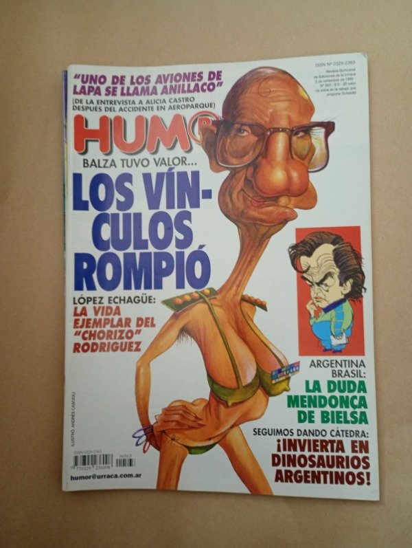 Producto - Humor #563 Los vínculos rompió Alicia Castro Bielsa - Septiembre 1999