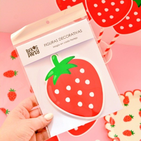Producto - Figuras Decorativas Frutillas x 8