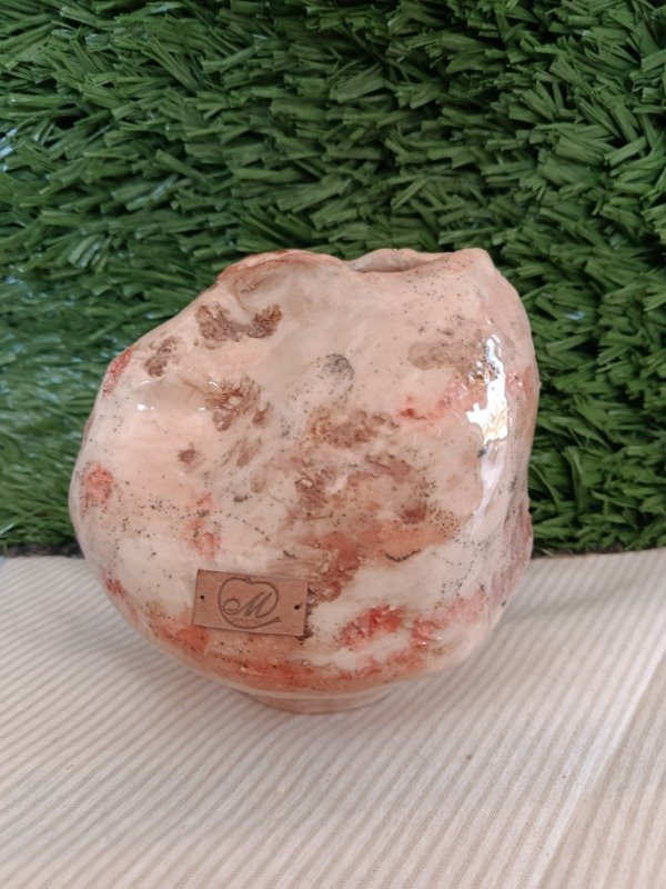 Producto - florero Irregular de barro