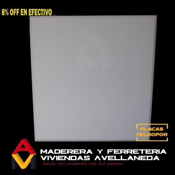 Producto - Placas de telgopor 50x50cm lisas