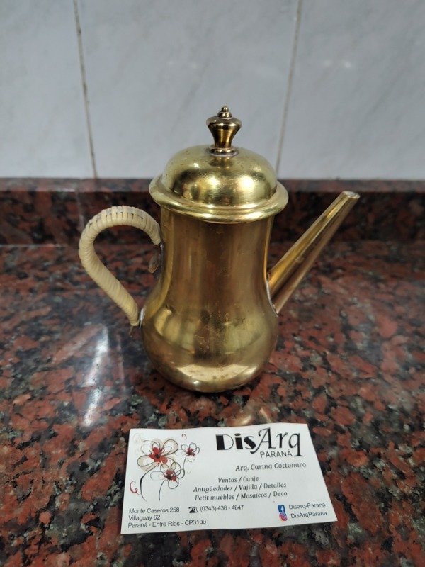 Producto - Tetera mini de bronce