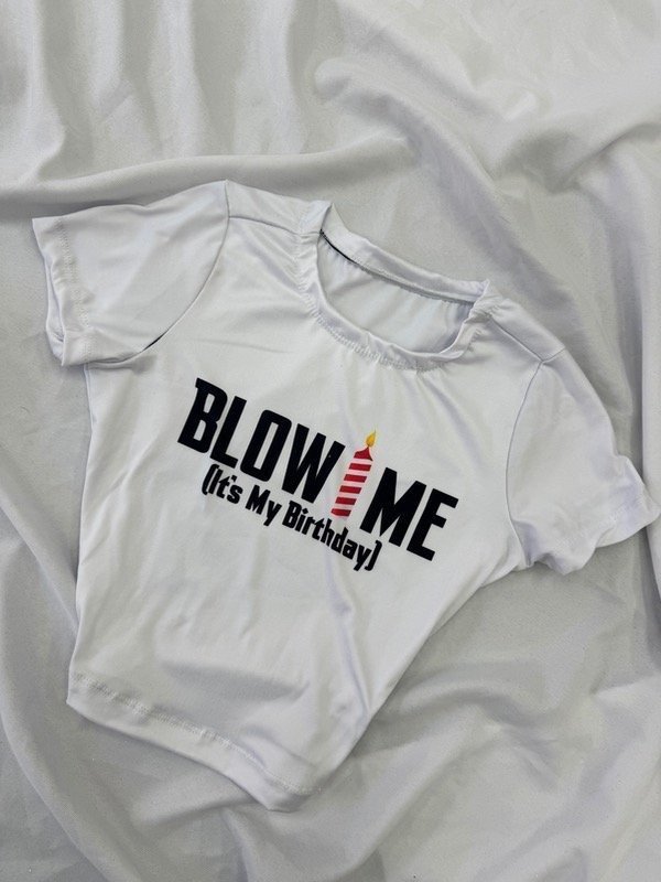 Producto - Top cumpleaños blanco