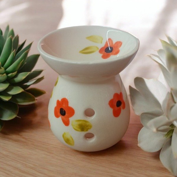 Producto - Hornito ceramica premium margarita naranja