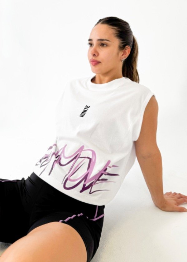 Producto - Crop FIRE Blanca