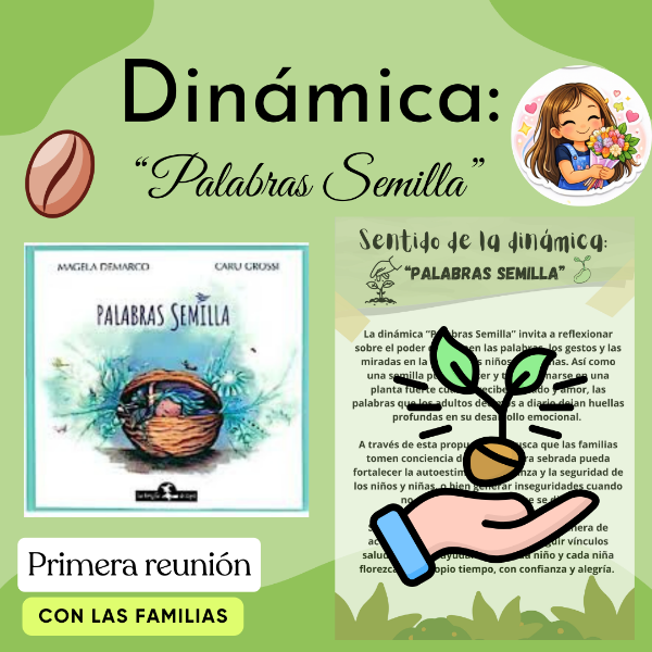 Producto - Dinámica: "Palabras Semilla" - Primera reunión con las Familias