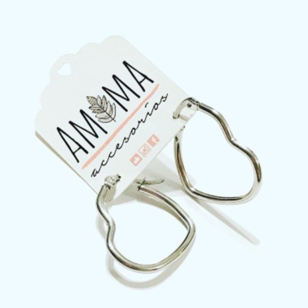 Producto - Aros Corazón de acero quirúrgico