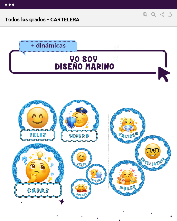 Producto - CARTELERA: YO SOY - DISEÑO MARINO