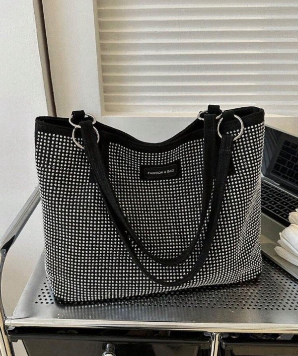 Producto - Bolso bags con strass NEGRO