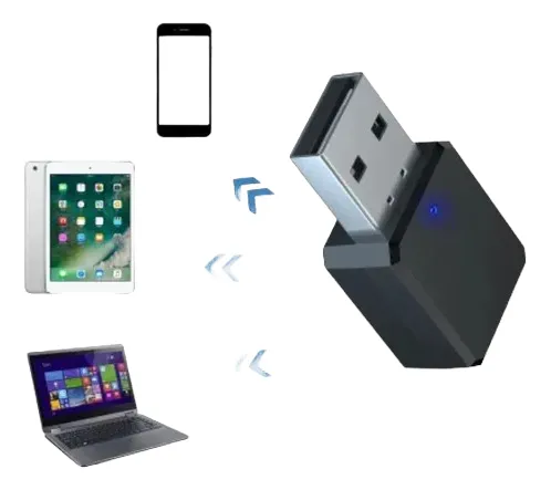 Producto - Adaptador Usb Bluetooth Audio Aux Bt 5.1 Auto Stereo Equipo