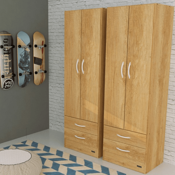 Producto - Placard Pack 2 Puertas Y Cajones 22 57059 - 56234- 57156