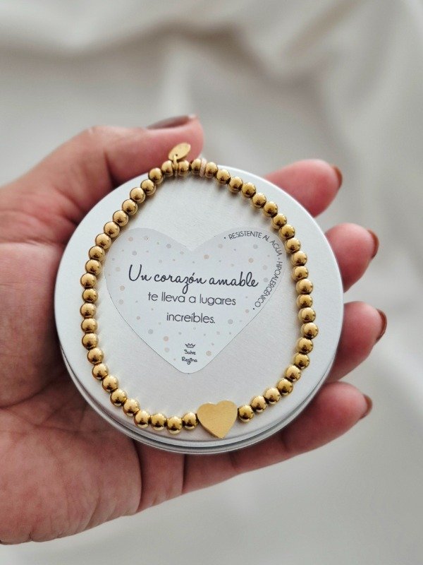 Producto - Pulsera Acero Dorado Clementina