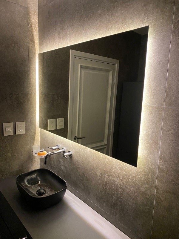 Producto - Espejo luz led y touch 70x50