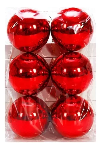Producto - NV180 BOLAS NUMERO 4 X 6 ROJAS BRILLANTES