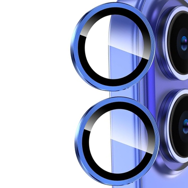 Producto - Protector de Cámara para IPhone 11 / 12 / 12 Mini - Color Azul