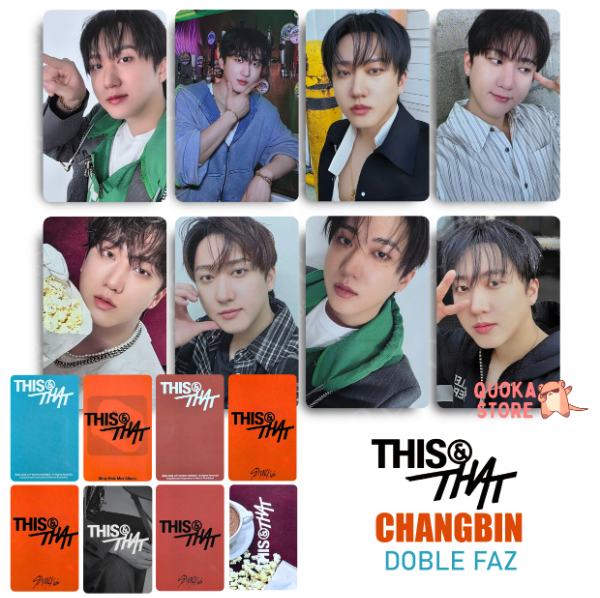 Producto - CHANGBIN - Photocards Doble Faz Stray Kids 'THIS and THAT'