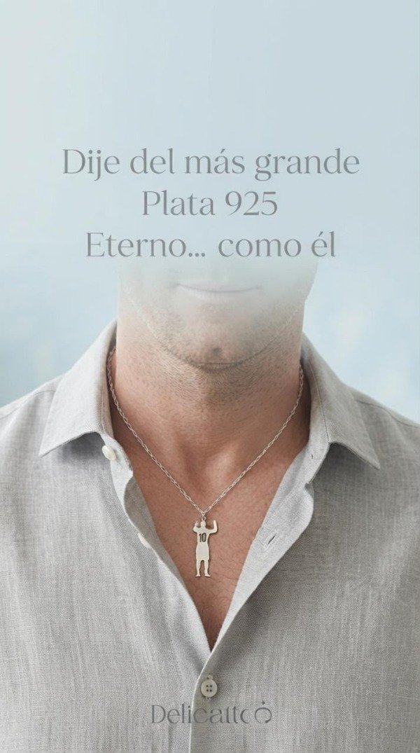 Producto - Collar Messi Eterno Plata925 - 0