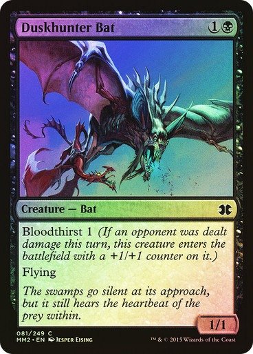 Producto - Duskhunter Bat Foil  Modern Masters 2015 Edition