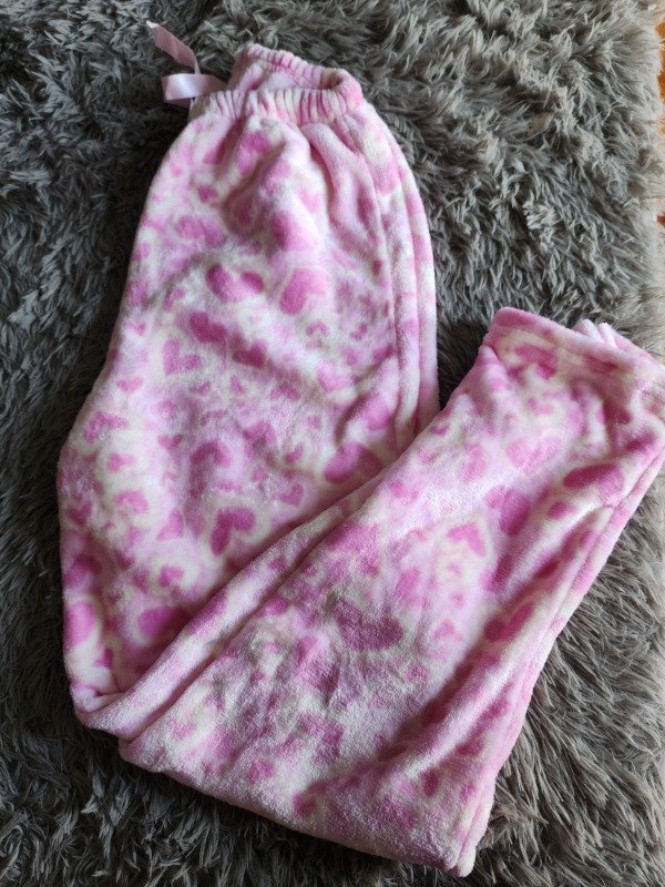 Producto - Pantalon polar soft Corazones Rosa