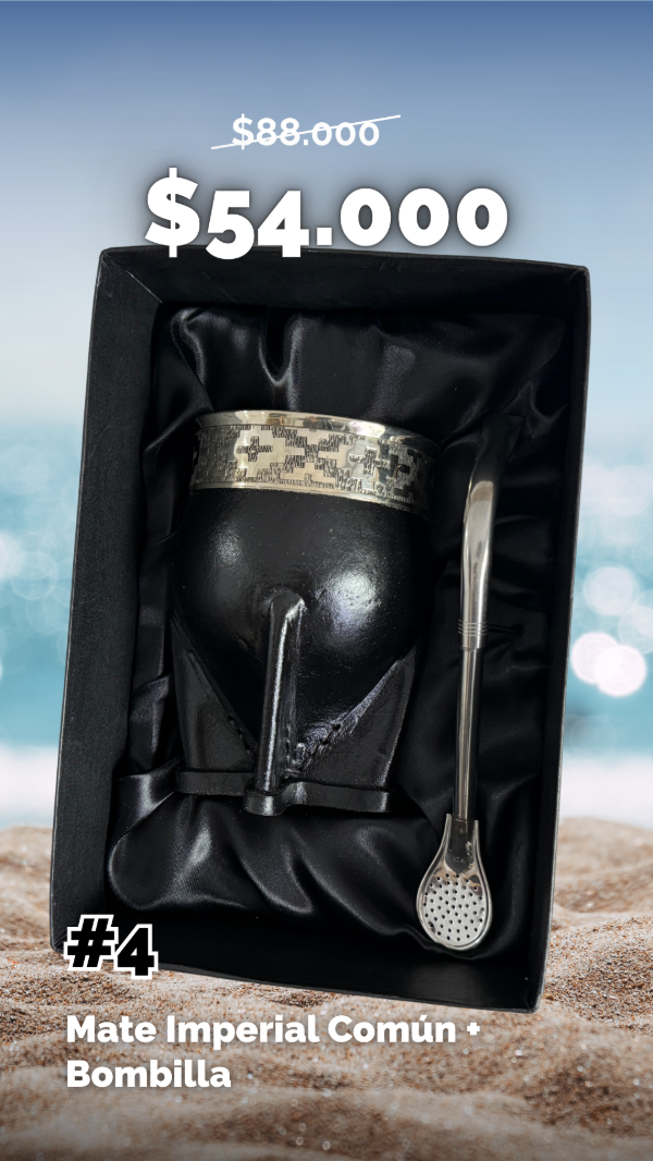 Producto - COMBO MATE IMPERIAL PERSONALIZADO + BOMBILLA + CAJA DE PRESENTACIÓN #2