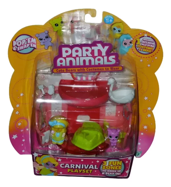 Producto - Fallado!! Party Animals Playset Carnival