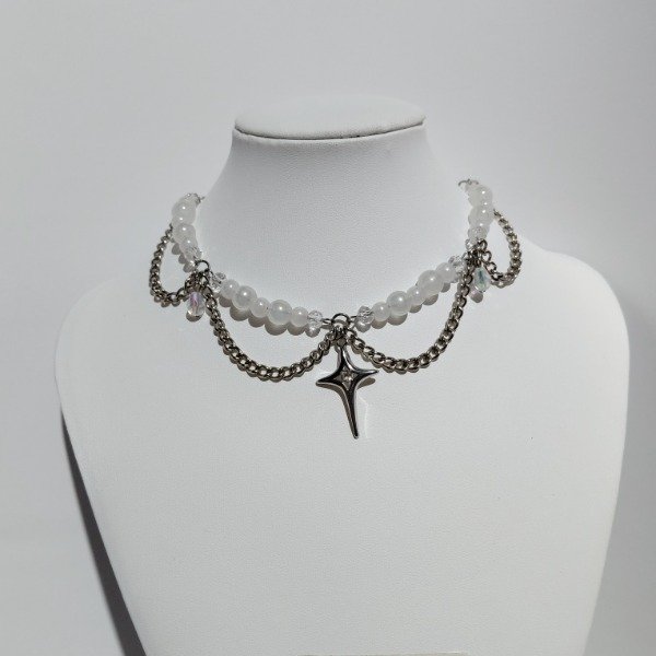 Producto - Collar ethereal destello blanco