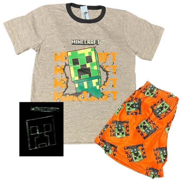 Producto - PIJAMA MINECRAFT VERANO LUMINOSO