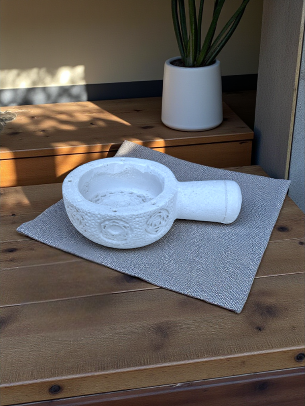 Producto - SAHUMADOR DE YESO GRABADO 15X10X5 CM