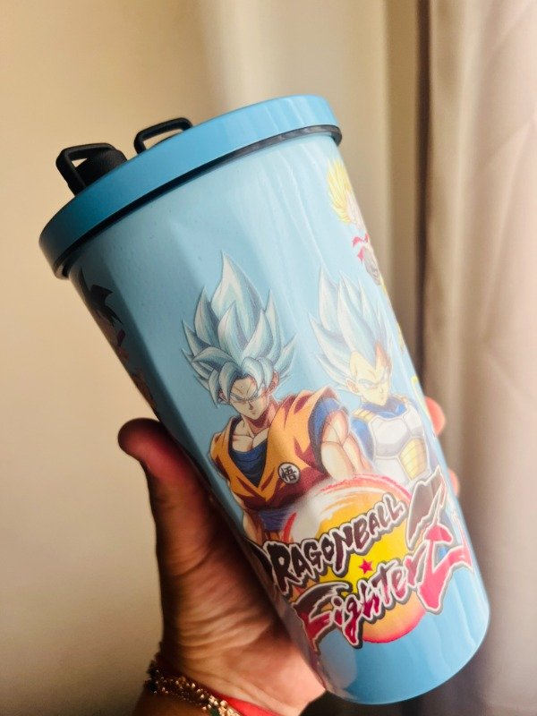Producto - vaso termico Dragon ball con sorbete metalico