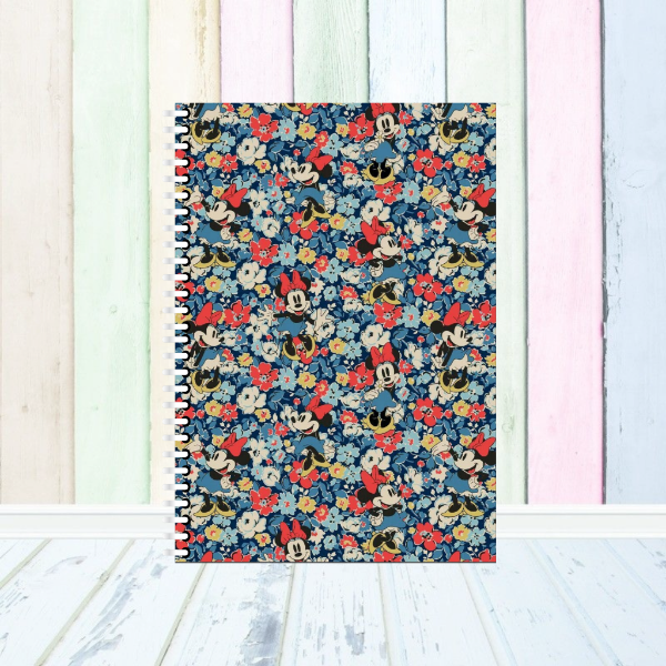 Producto - Cuaderno Minnie flores pequeñas
