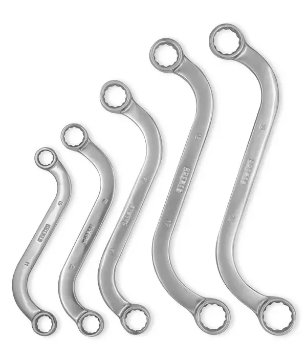 Producto - Juego de LLaves Estriadas Curvas Tipo "S" [5 Pzs]