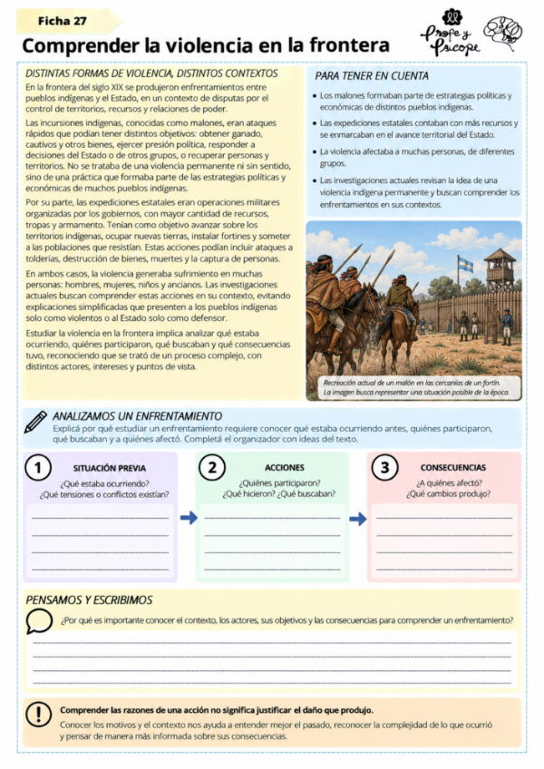 Producto - RELACIONES ENTRE LAS SOCIEDADES INDÍGENAS E HISPANO-CRIOLLA 6to GRADO - 11