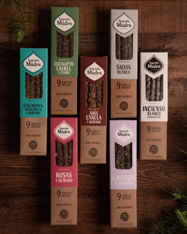 Producto - Sahumeiro Línea Hierbas - Sagrada Madre