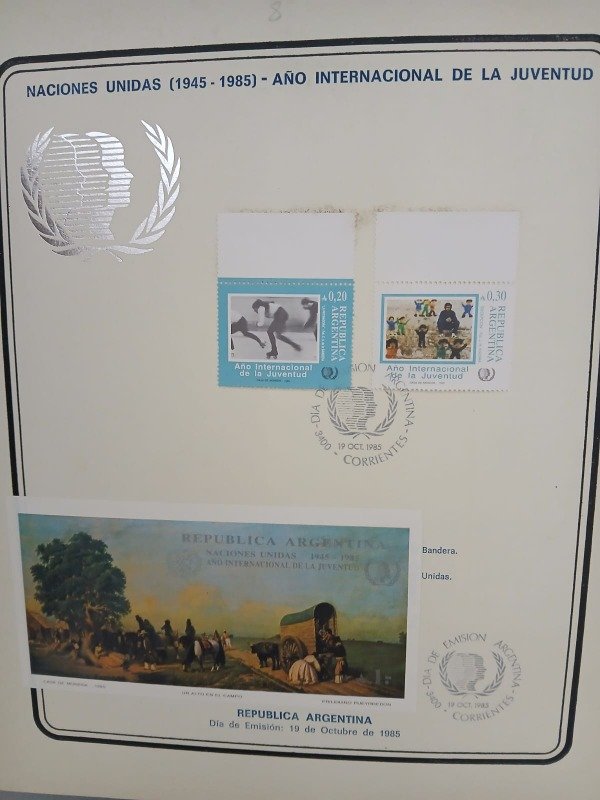 Producto - NACIONES UNIDAS 1945-1985  19 OCTUBRE 1985