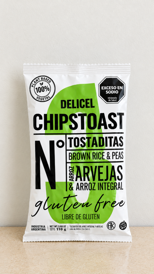 Producto - Tostadas de arroz "Delicel" - Chips Toast - 3