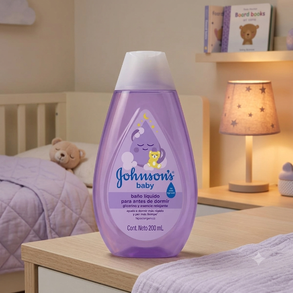 Producto - Baño liquido johnson para antes de dormir 200ml